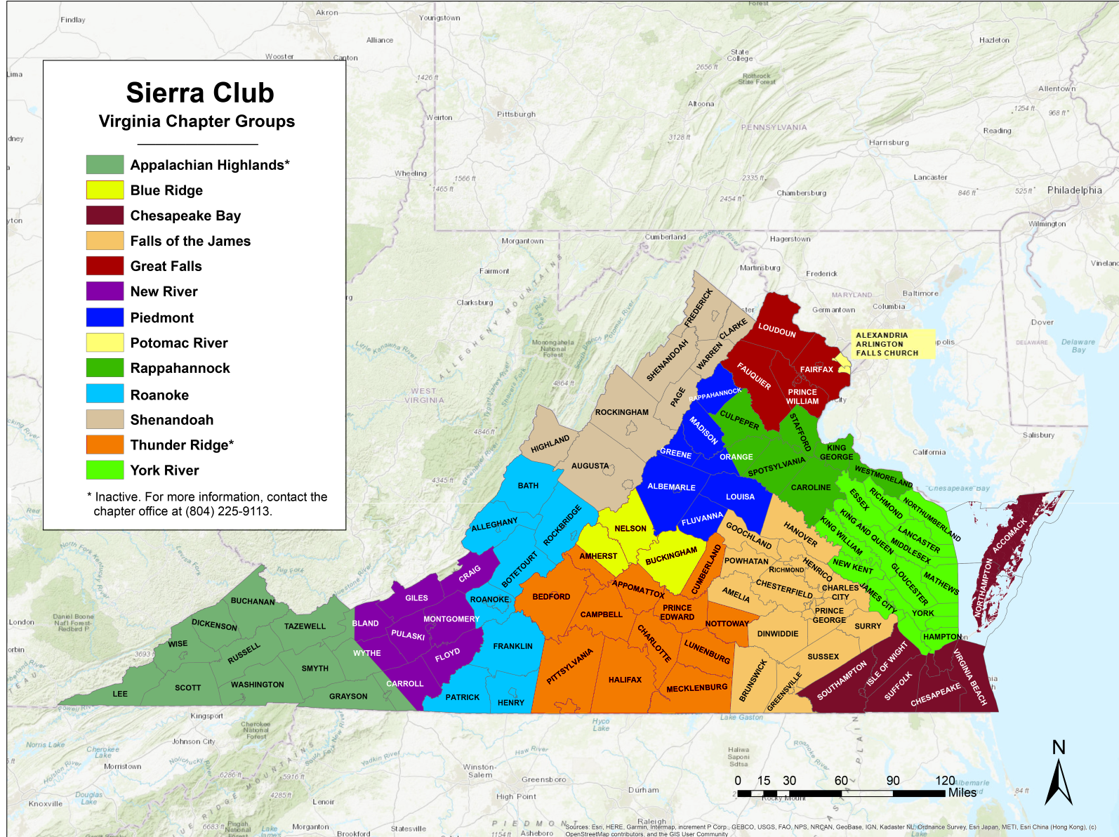 Virginia Chapter Groups
