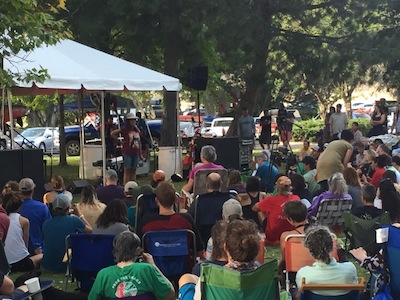 Gathering for Snake River Flotilla