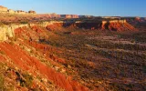 A sweeping aerial photo of Grand Staircase Escalante National Monument