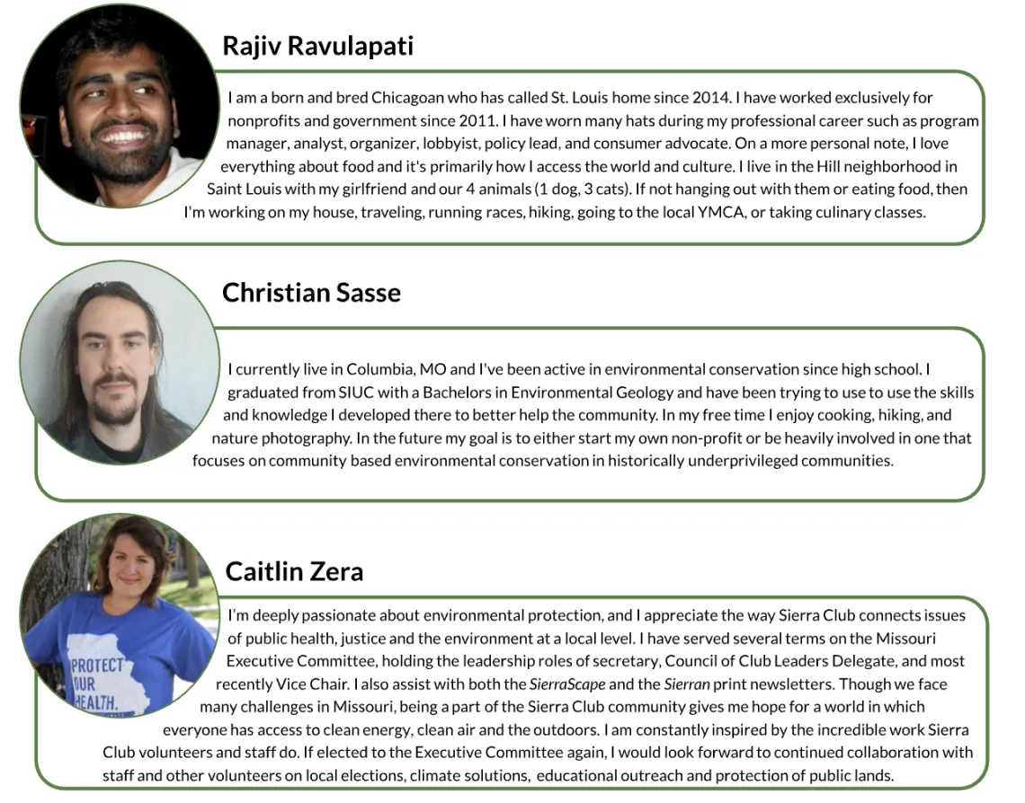 2022 ExCom Candidate Statements