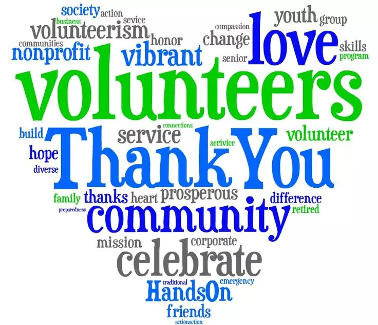 Volunteers are the best graphic
