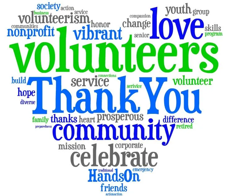 Volunteers are the best graphic
