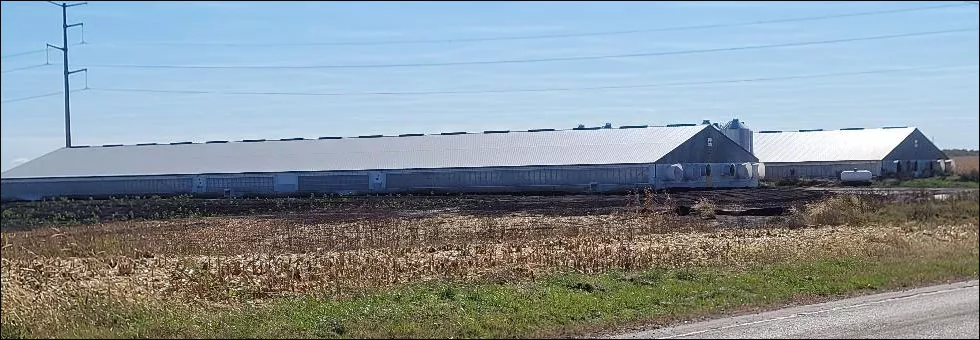 Princeville CAFO with second barn