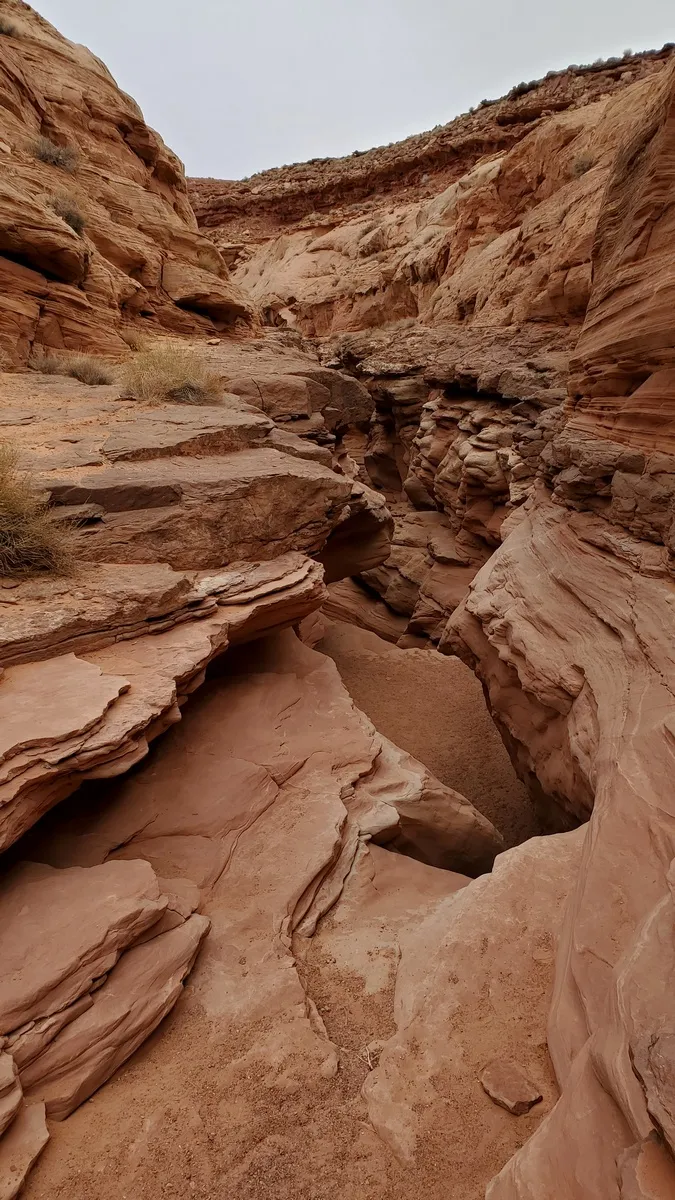 Rocky desert wash
