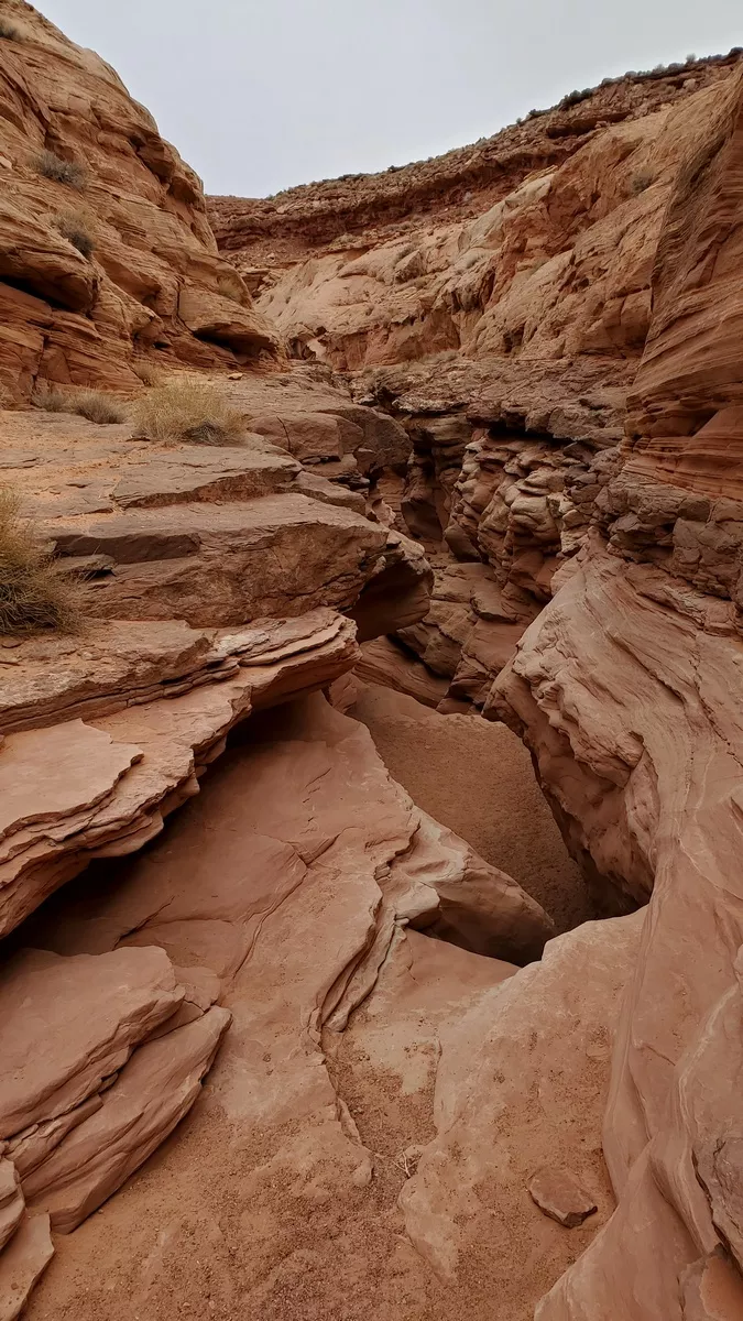 Rocky desert wash