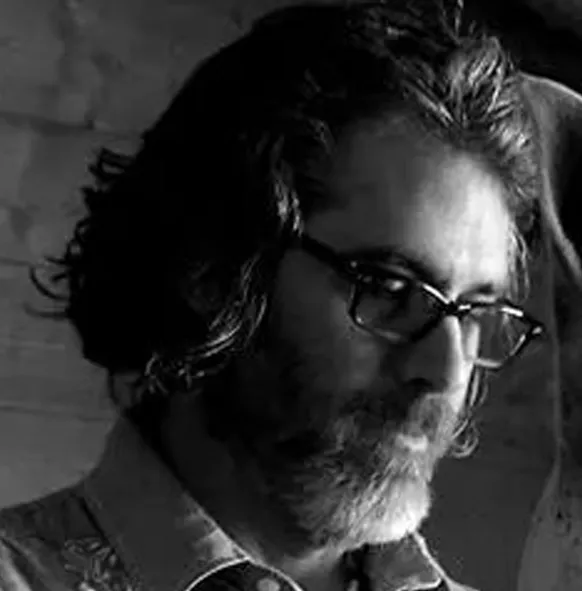 Paul Seger black and white looking down