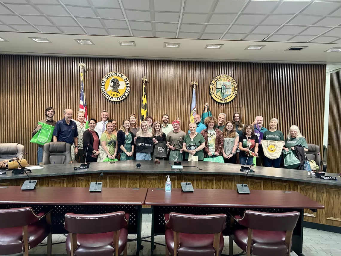 Intro of Plastic Bag Reduction Ordinance Salisbury