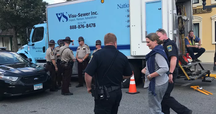 Loren being arrested.jpg