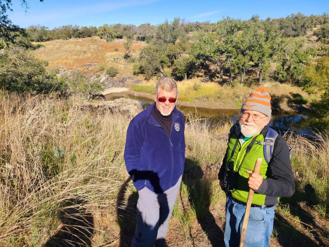 Dave Klar and Jerry Morrisey at Las Fogatas