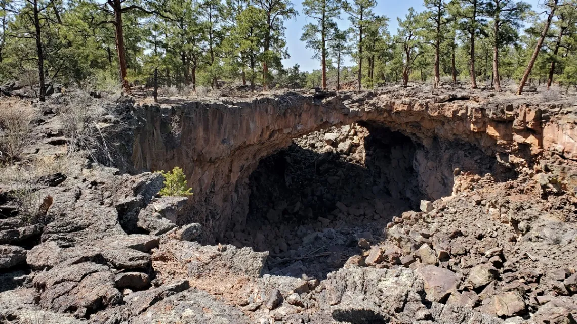 One of the bridges in the Seven Bridges section