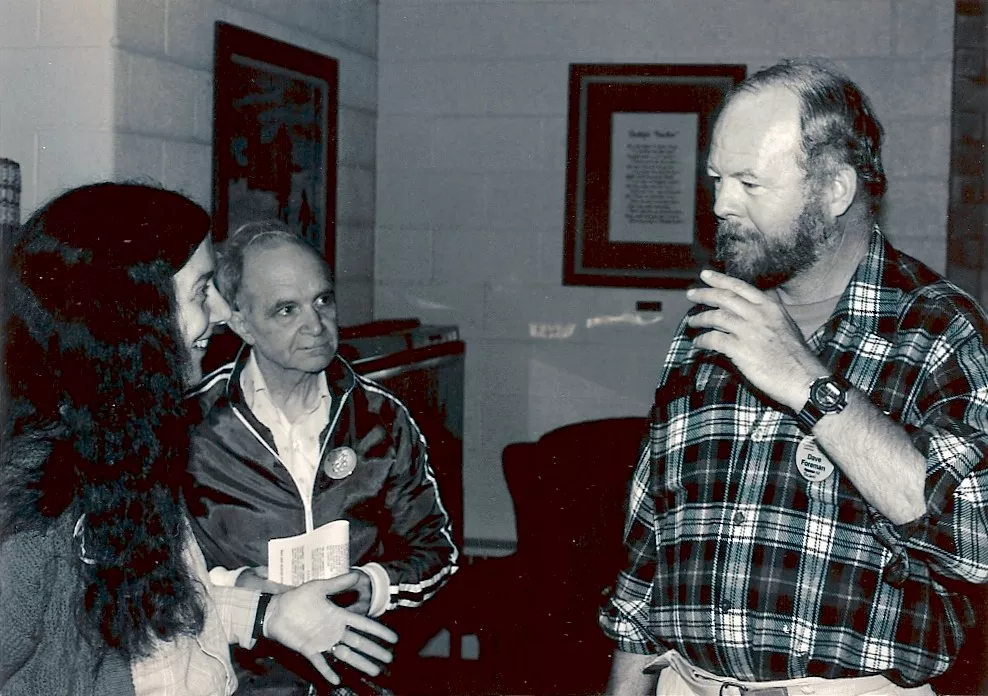 Anne W. and Harold Stokes with Dave Foreman