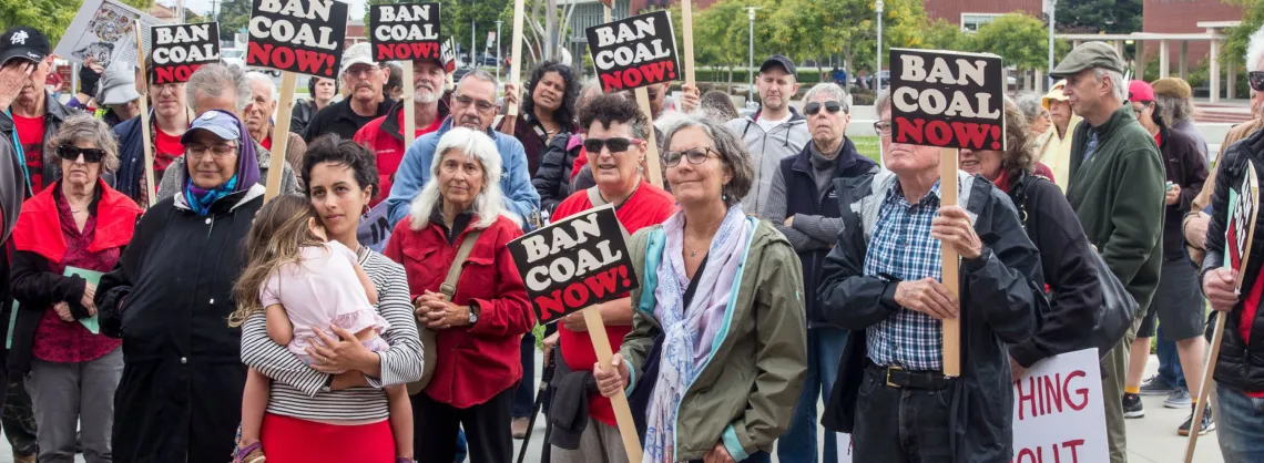 no coal in richmond protest