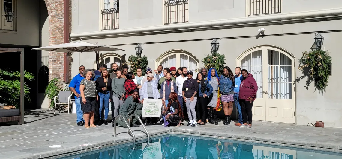 Black Action Team Retreat Picture