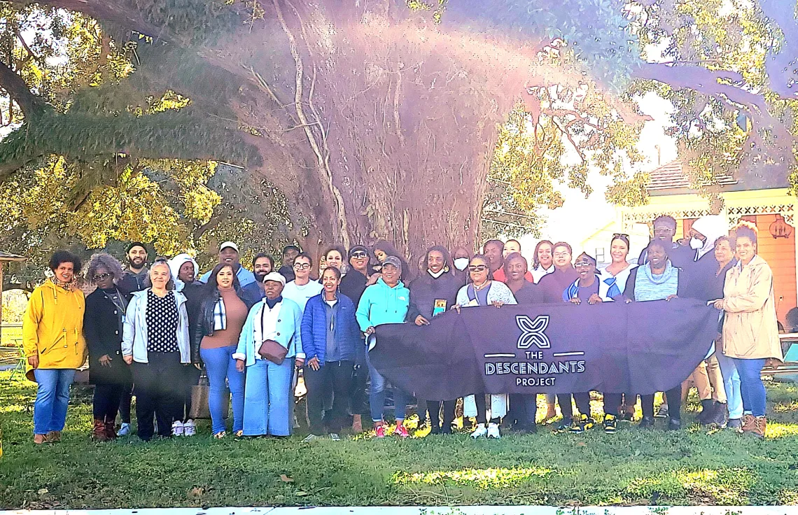 Black Action Team Retreat Picture Tree