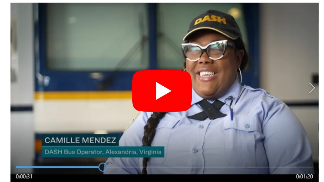 DASH Alexandria bus operator_ Transit Equity Day video