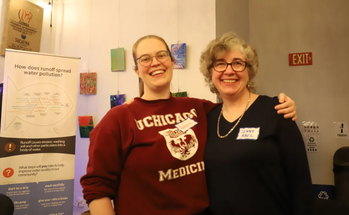 Jenny Abel and Victoria Gillet from the WI Chapter in Milwaukee