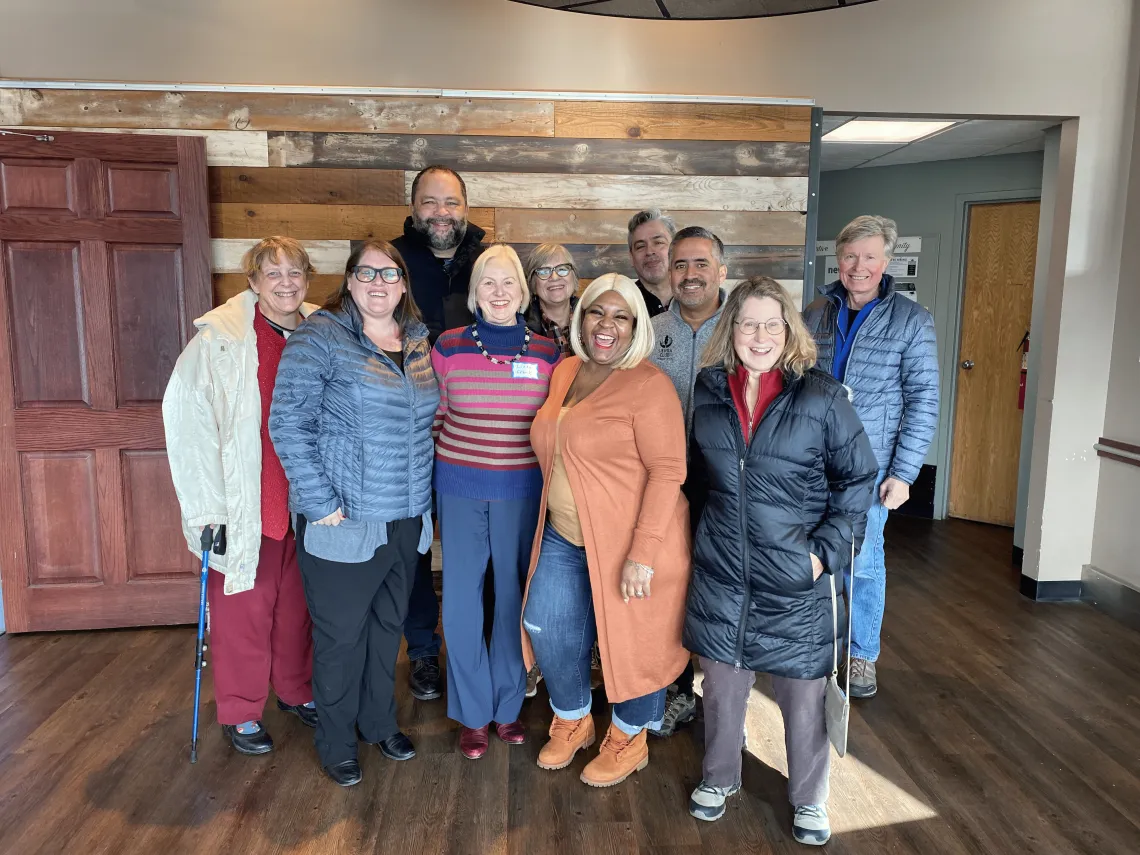 Photo of Ben Jealous and Sierra Club leaders in Milwaukee