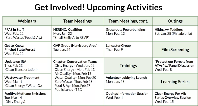 Upcoming Events
