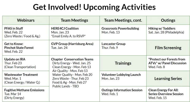 Upcoming Events
