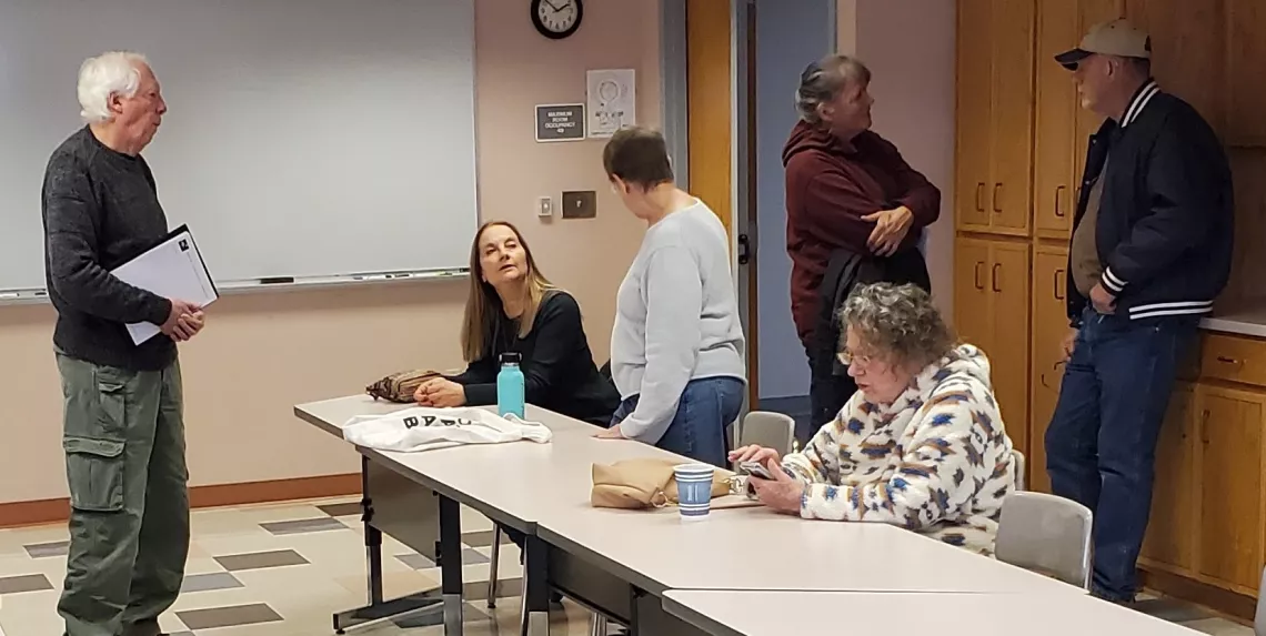 People in meeting room