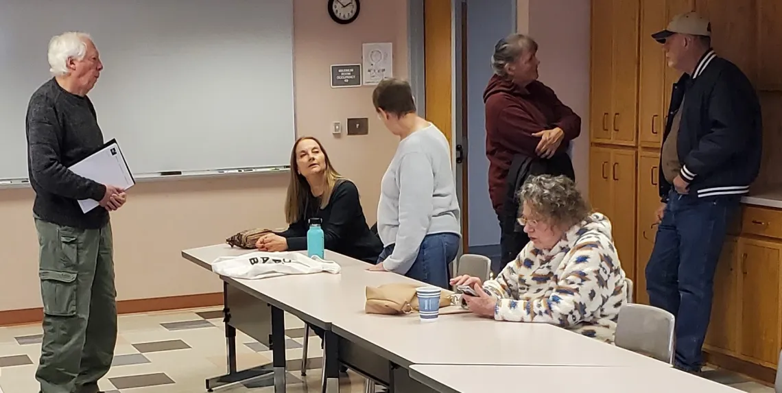 People in meeting room