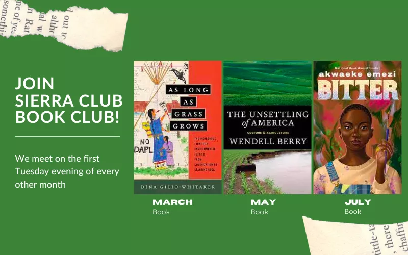 Join Sierra Club Book Club! 