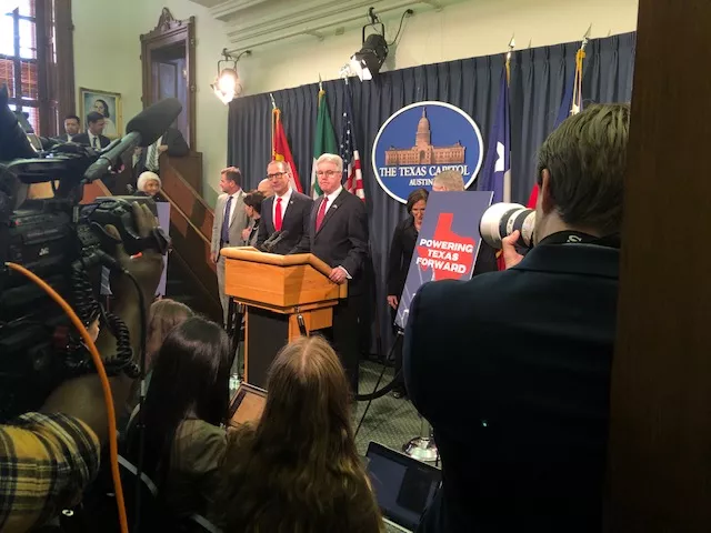 Lt. Gov. Dan Patrick announcing his energy plan - Mar 11, 2023