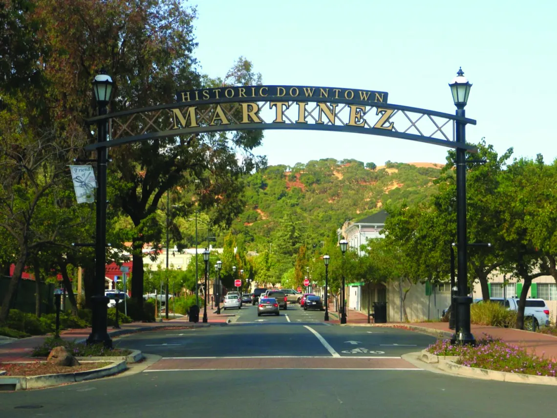 City of Martinez sign