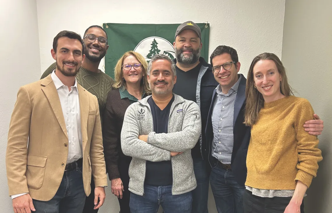 Chapter Leaders pose with new national director, Ben Jealous.