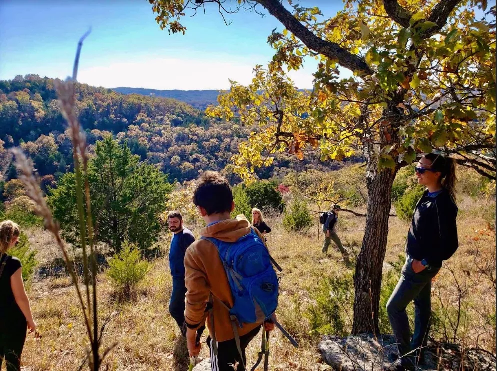 Oozark mountain state park hiking tour