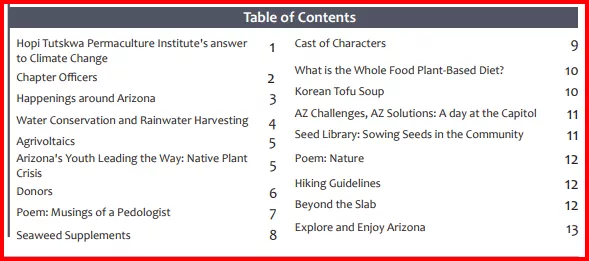 Table of Contents
