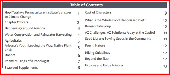 Table of Contents