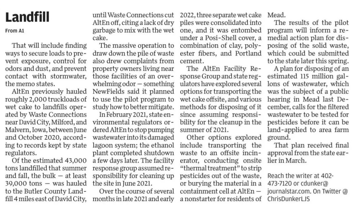 AltEn Landfill 2