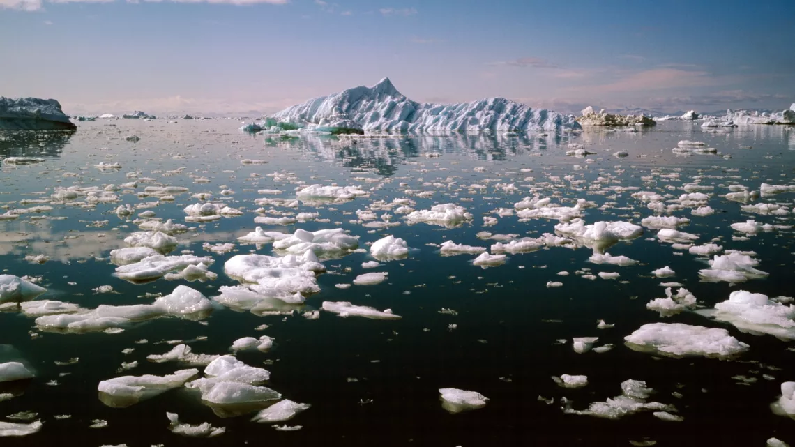 Arctic Sea off the coast of Greenland