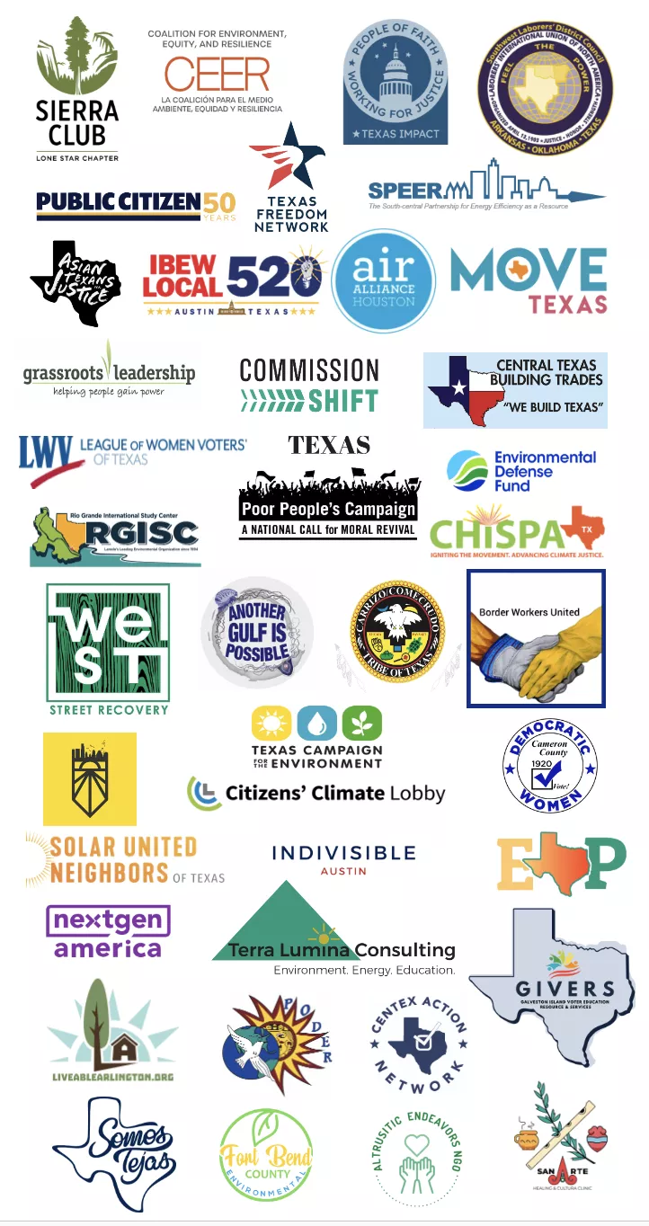 Energy efficiency support organization logos