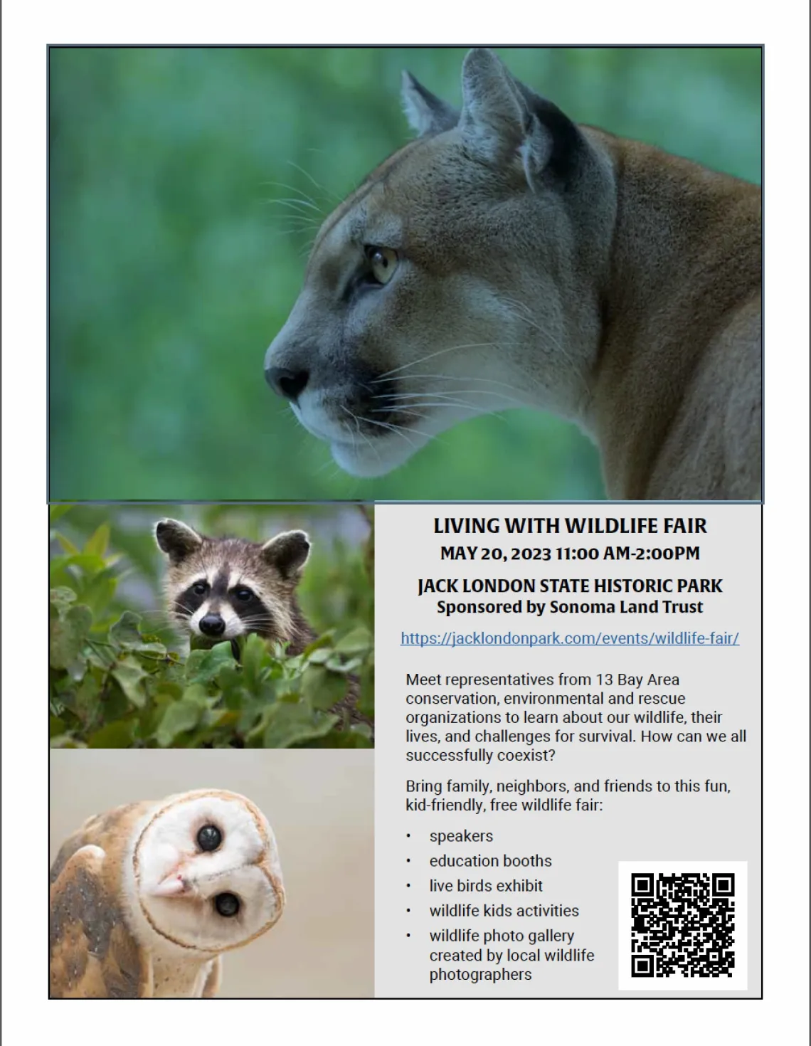 wildlife fair poster