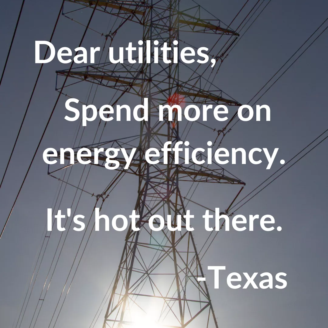 Dear Utilities spend more on energy efficiency