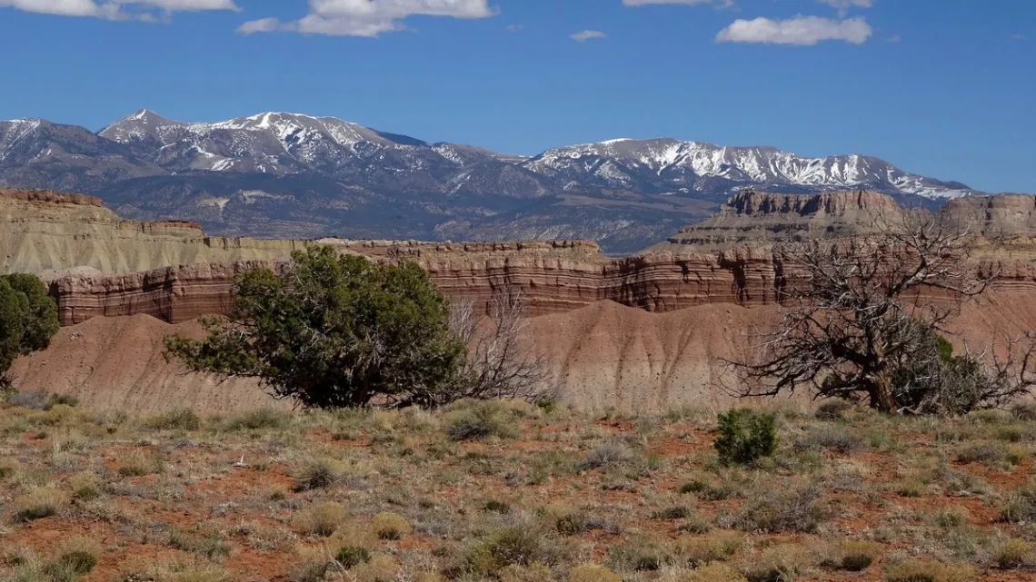 Mt Ellen left, 11,527', highest peak in the Henry Mountains