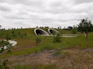 Memorial Park land bridge