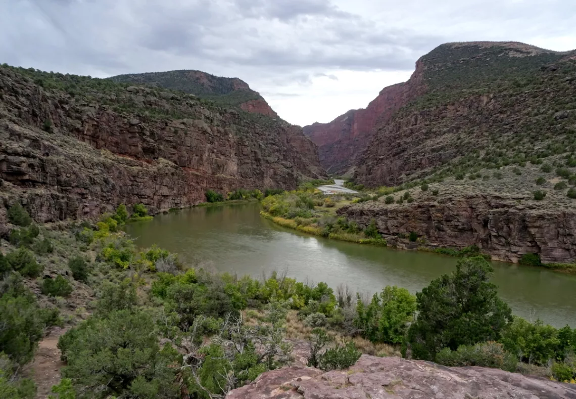 At the Gates of Lodore viewpoint on the Green River