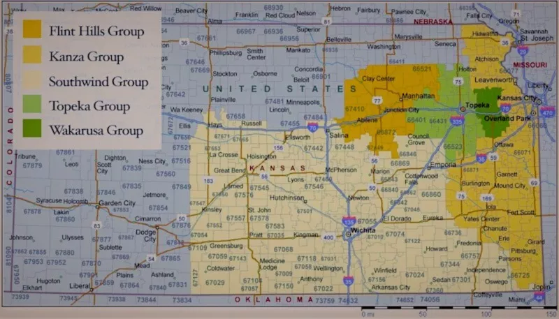 Kansas Chapter Group Map