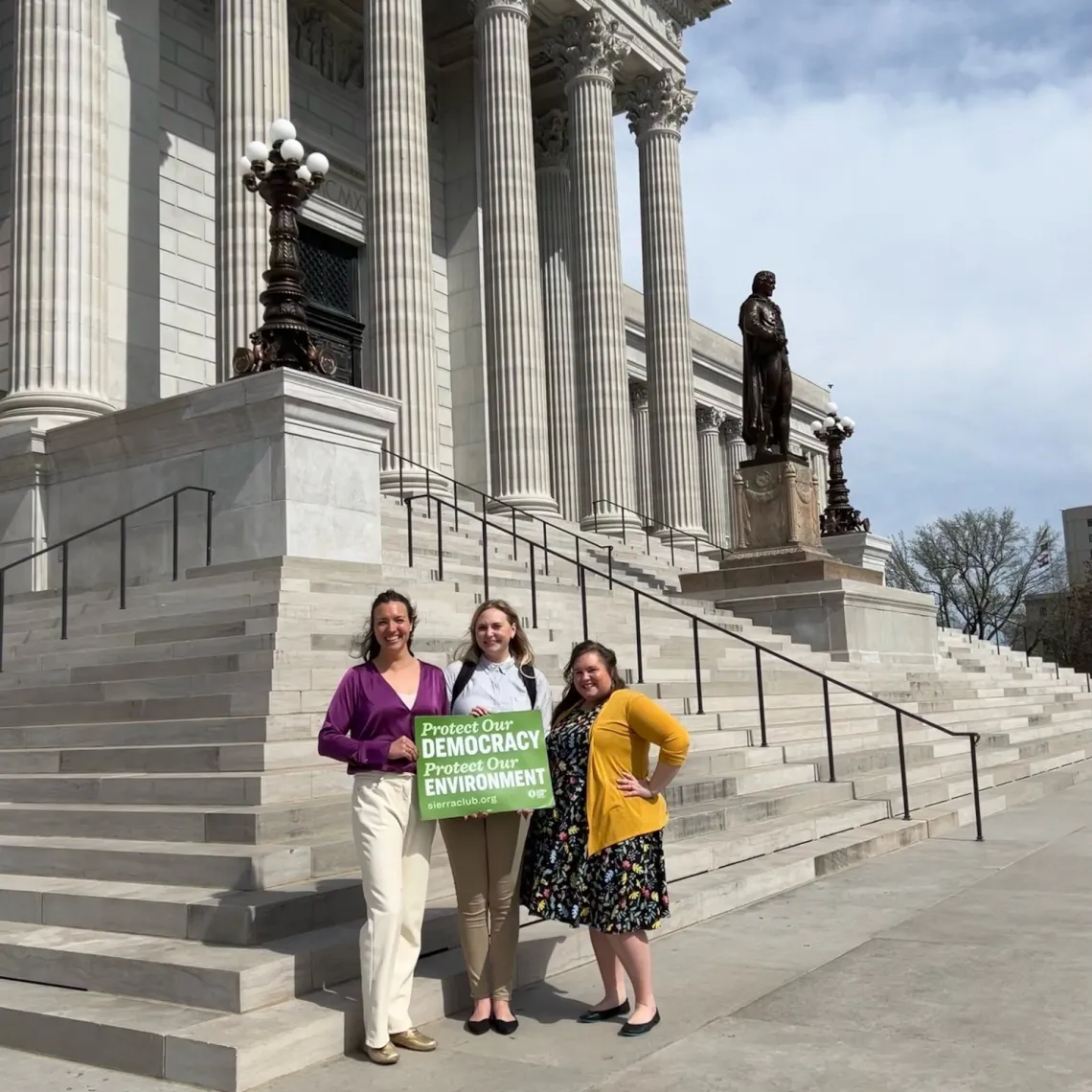 Lobby Day steps