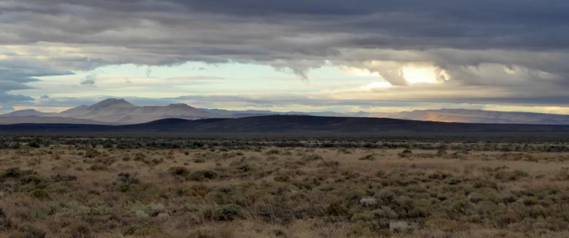 Sunrise just east of the Great Basin Divide