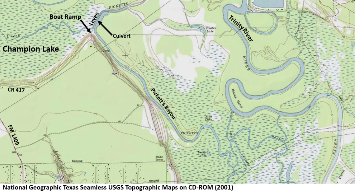 map Champion Lake