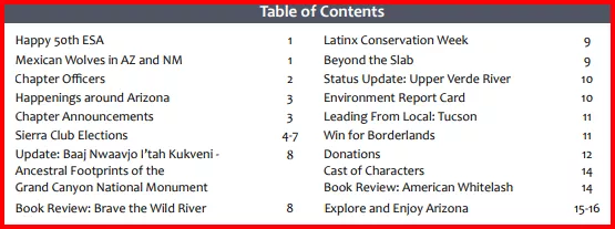 Table of Contents for "Fall 2023"