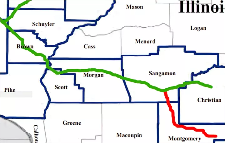 Navigator pipeline route map