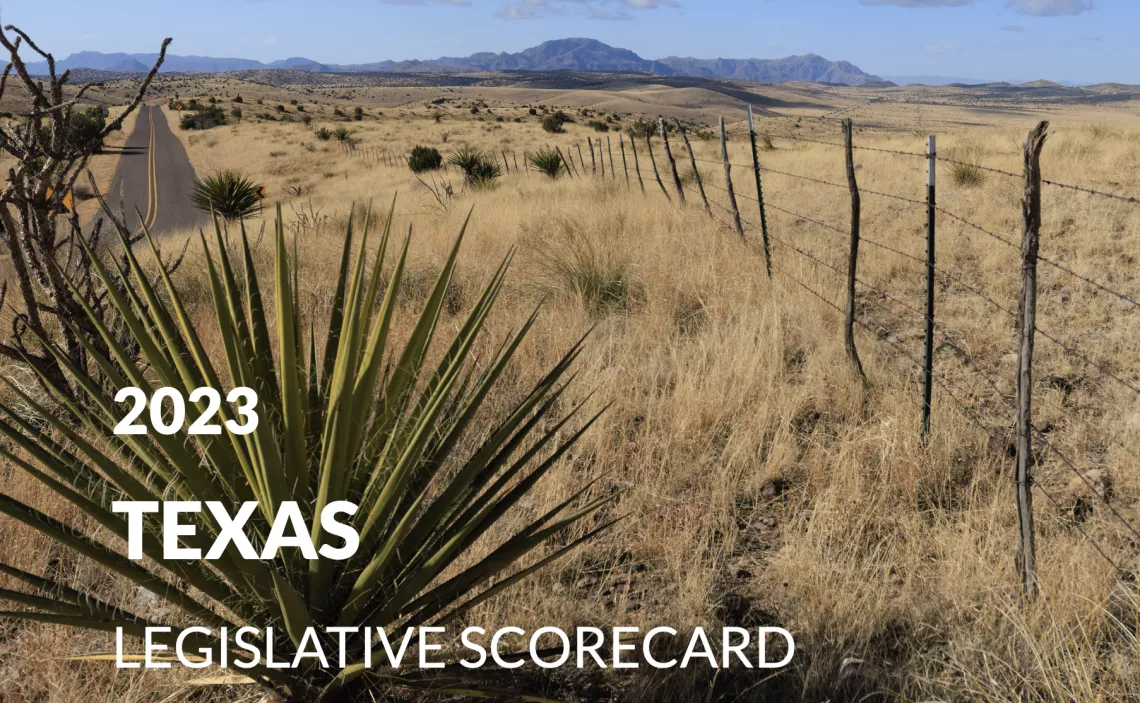 Texas Legislative Scorecard 2023 Main Page