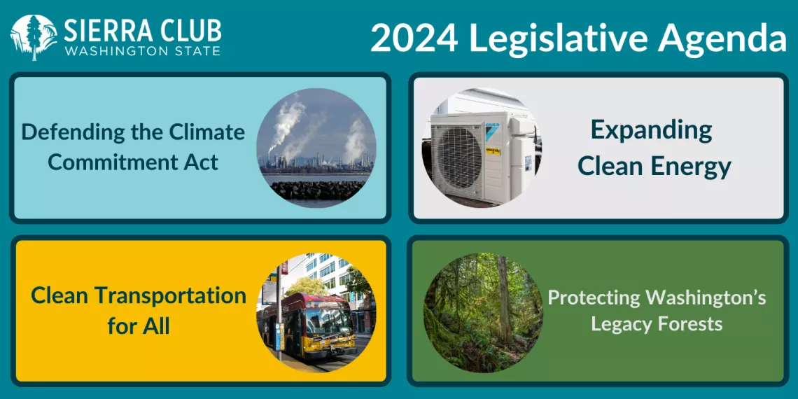 Sierra Club Washington State 2024 Legislative Agenda