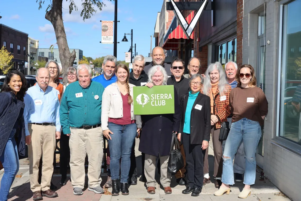 Iowa Chapter Executive Committee meets with Ben Jealous, October, 2023