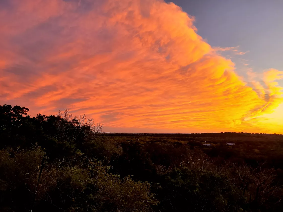 Government Canyon sunset